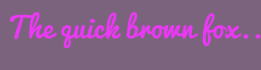 Image with Font Color EB38F5 and Background Color 7C637D